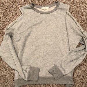 Cold shoulder sweatshirt
